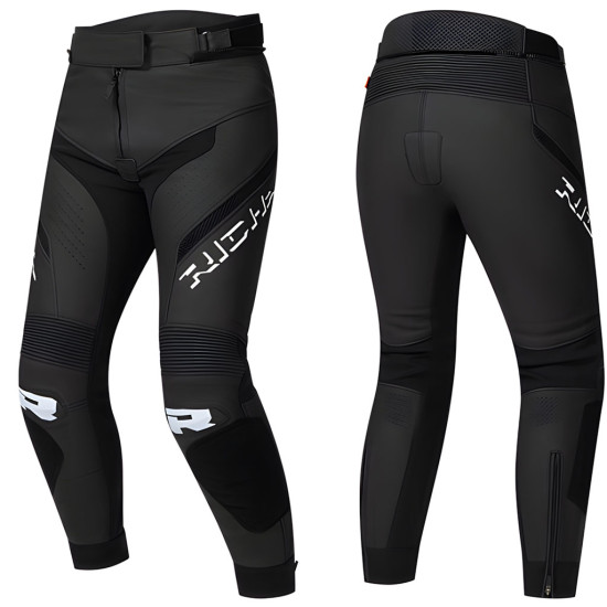 Richa Stradale Evo Leather Ladies Trousers Black White £279.99 Ladies Motorcycle Trousers - SKU 080/STRAEL/BW/36 from RaceLeathers Motorcycle Clothing
