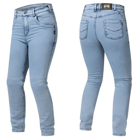 Richa Rihanna Ladies Jeans Short Light Blue £169.99 Motorcycle Jeans - SKU 082/RIHAS/LB/24 from RaceLeathers Motorcycle Clothing