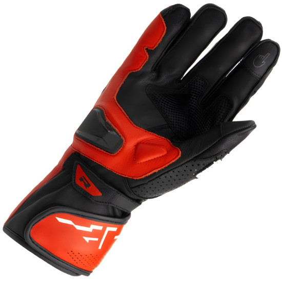 Richa RS-86 Gloves Red Red Fluo £89.99 Mens Motorcycle Gloves - SKU 081/RS86G/RR/02 from RaceLeathers Motorcycle Clothing