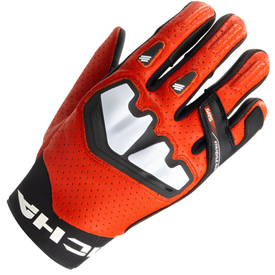 Richa Stradale AP-X Leather Gloves Black Red