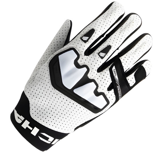 Richa Stradale AP-X Leather Gloves White Black