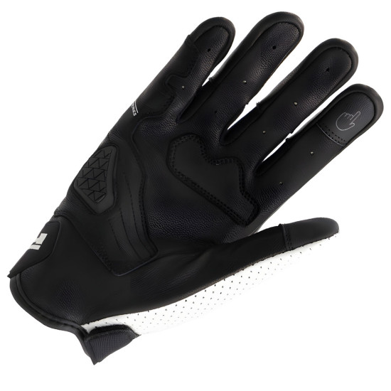 Richa Stradale AP-X Leather Gloves White Black