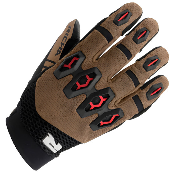 Richa R-MX Gloves Brown Red