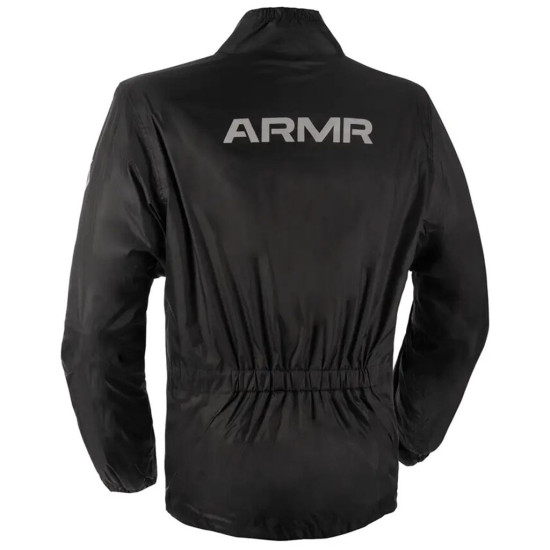 ARMR Dryguard WP Waterproof Over Jacket Black £29.99 Waterproofs - SKU ARMT2611012XL from RaceLeathers Motorcycle Clothing