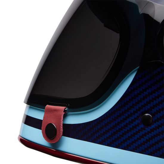 Bell Bullitt GT Carbon Lane Blue £599.99 Full Face Helmets - SKU 38136-002XS from RaceLeathers Motorcycle Clothing