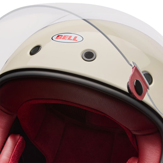 Bell Bullitt GT Solid Vintage White £424.99 Full Face Helmets - SKU 38142-579XS from RaceLeathers Motorcycle Clothing