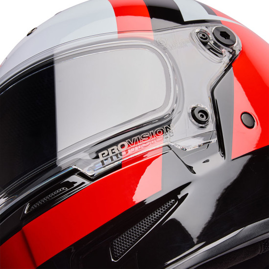 Bell Eliminator Sidetrack Gloss Red Black £359.99 Full Face Helmets - SKU 39512-055XS from RaceLeathers Motorcycle Clothing