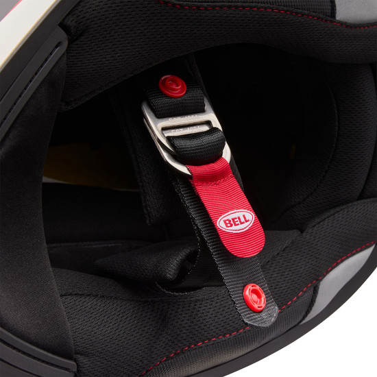 Bell Lithium MIPS Plus Blip White Black £289.99 Full Face Helmets - SKU 38127-058XS from RaceLeathers Motorcycle Clothing