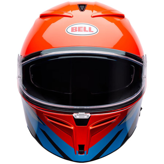 Bell Lithium Nova Orange Blue £199.99 Full Face Helmets - SKU 37711-592XS from RaceLeathers Motorcycle Clothing