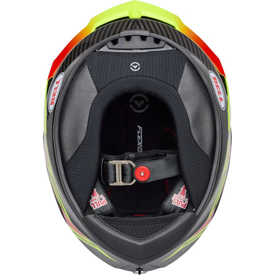 Bell Racestar DLX Flex Grid Yellow £799.99 Full Face Helmets - SKU 36953-005XS from RaceLeathers Motorcycle Clothing