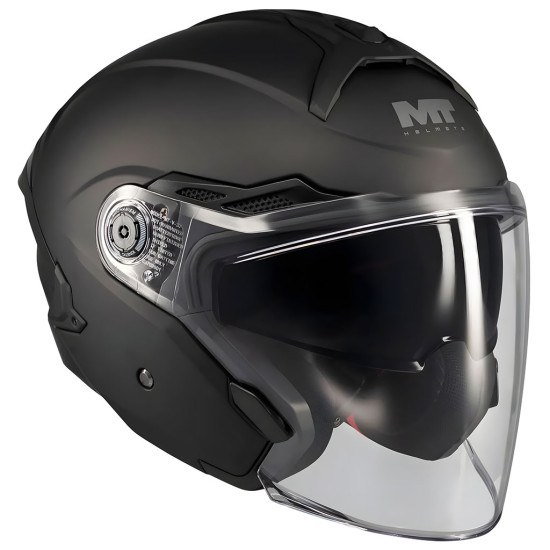 MT Cosmo SV Pure A1 Matt Black £89.99 Open Face Helmets - SKU M136100PA1206 from RaceLeathers Motorcycle Clothing