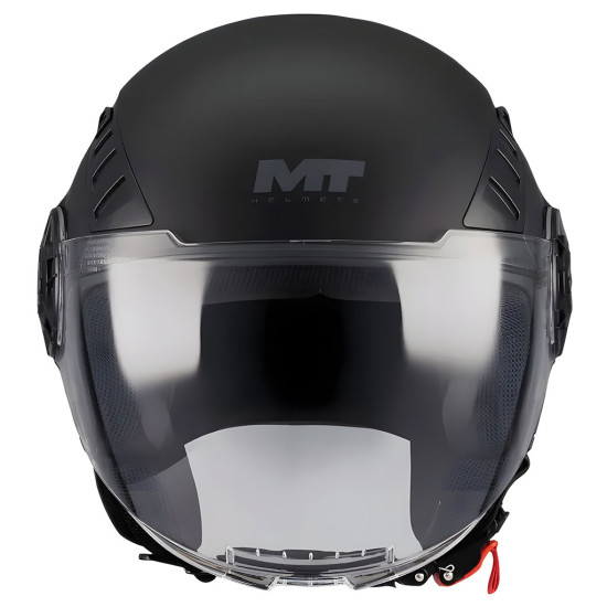 MT Aeris Pure A1 Matt Black £59.99 Open Face Helmets - SKU M137700PA1202 from RaceLeathers Motorcycle Clothing