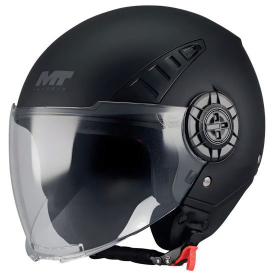 MT Aeris Pure A1 Matt Black £59.99 Open Face Helmets - SKU M137700PA1202 from RaceLeathers Motorcycle Clothing
