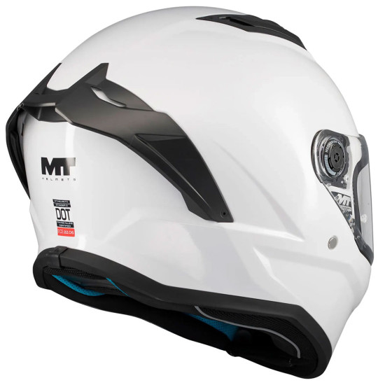 MT Stinger 2 Pure A0 Gloss White £69.99 Full Face Helmets - SKU M133400PA0003 from RaceLeathers Motorcycle Clothing