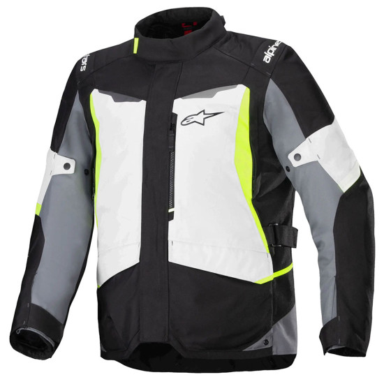 Alpinestars ST-1 WP Jacket Ice Grey Black Yellow Fluo £218.49 Mens Motorcycle Jackets - SKU 3200625991452XL from RaceLeathers Motorcycle Clothing