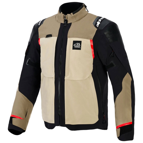 Alpinestars Andes Pro Drystar XF Jacket Walnut Aluminum £455.99 Mens Motorcycle Jackets - SKU 320102692982XL from RaceLeathers Motorcycle Clothing