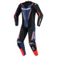 Alpinestars GP Force V2 Leather Suit 1PC Black Blue Red Fluo