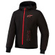 Alpinestars Radium Tech Hoodie Black Bright Red