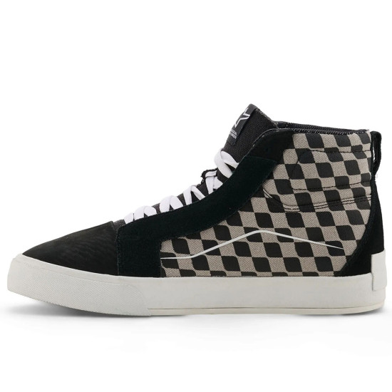 Alpinestars Ride-63 Canvas Short Boots Black Cool Grey Chess £151.99 Mens Motorcycle Touring Boots - SKU 2540726164210 from RaceLeathers Motorcycle Clothing