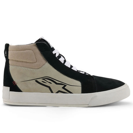 Alpinestars Ride-63 Leather Short Boots Black Cool Grey White