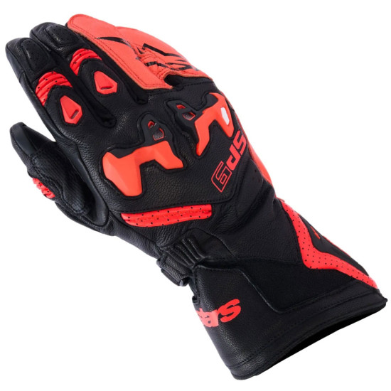Alpinestars SP-9 Gloves Black Red Fluo