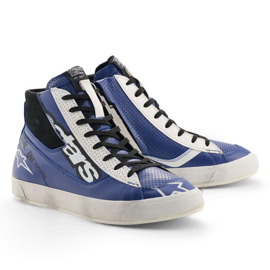 Alpinestars Stated Flair Short Boots Bright Blue White Black