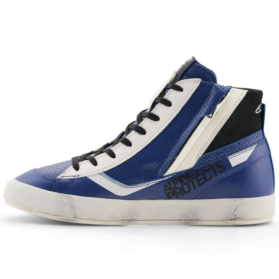 Alpinestars Stated Flair Short Boots Bright Blue White Black £170.99 Mens Motorcycle Touring Boots - SKU 2541326731510 from RaceLeathers Motorcycle Clothing