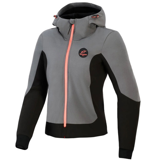 Alpinestars Stella Radium Tech Hoodie Deep Grey Black £180.49 Ladies Motorcycle Jackets - SKU 421022691542XL from RaceLeathers Motorcycle Clothing