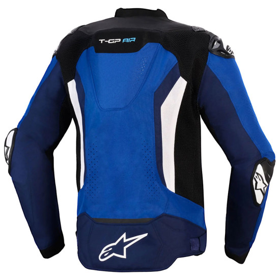 Alpinestars T-GP Air Jacket Bright Blue Navy White £275.49 Mens Motorcycle Jackets - SKU 330062673292XL from RaceLeathers Motorcycle Clothing