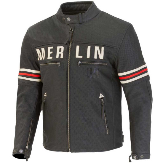 Merlin Revival Black Vintage Leather Jacket