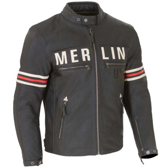 Merlin Revival Black Vintage Leather Jacket