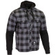 Merlin Deadwood Over Shirt Hoodie Black Grey