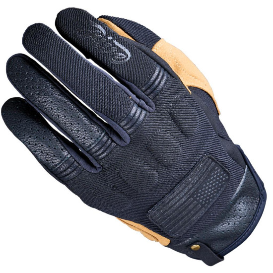 Five Scrambler Black Tan Gloves £59.99 Mens Motorcycle Gloves - SKU 3023050607SB1XS from RaceLeathers Motorcycle Clothing