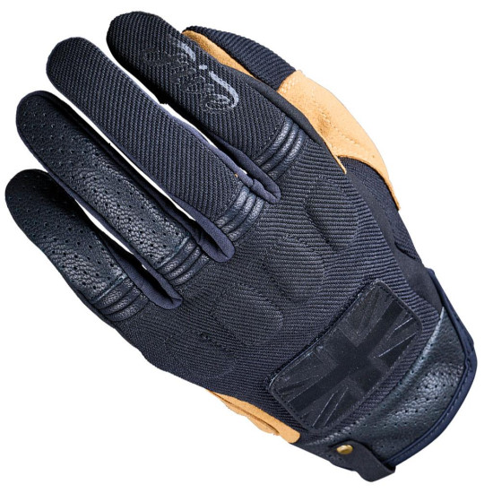 Five Scrambler Black Tan Gloves £59.99 Mens Motorcycle Gloves - SKU 3023050607SB1XS from RaceLeathers Motorcycle Clothing