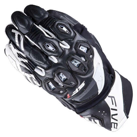 Five SF 1 EVO Black White Gloves £149.99 Mens Motorcycle Gloves - SKU 30STR01901907XS from RaceLeathers Motorcycle Clothing