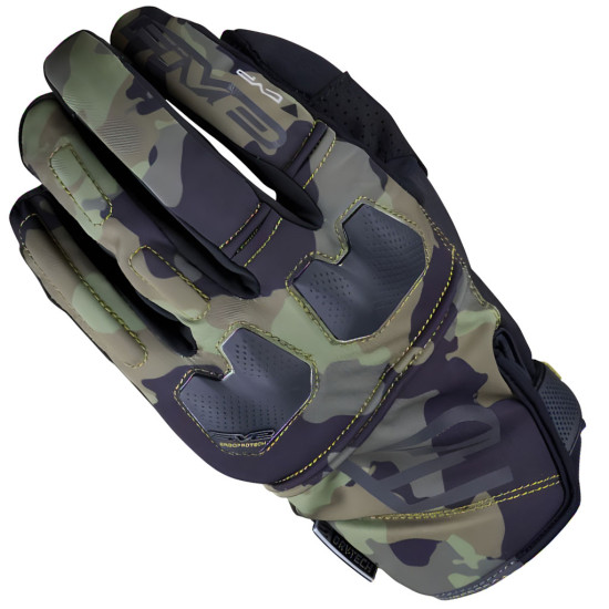 Five E-WP Waterproof Gloves Camo Khaki £69.99 Mens Motorcycle Gloves - SKU 3012211501CK1XS from RaceLeathers Motorcycle Clothing