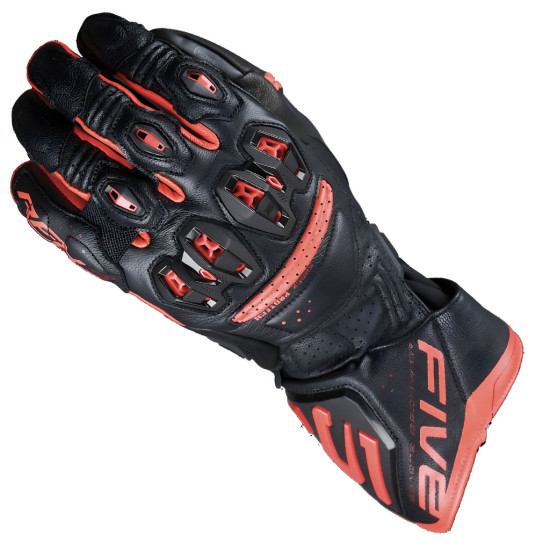 Five RFX3 EVO Gloves Black Red £149.99 Mens Motorcycle Gloves - SKU 30RAC01210007XS from RaceLeathers Motorcycle Clothing