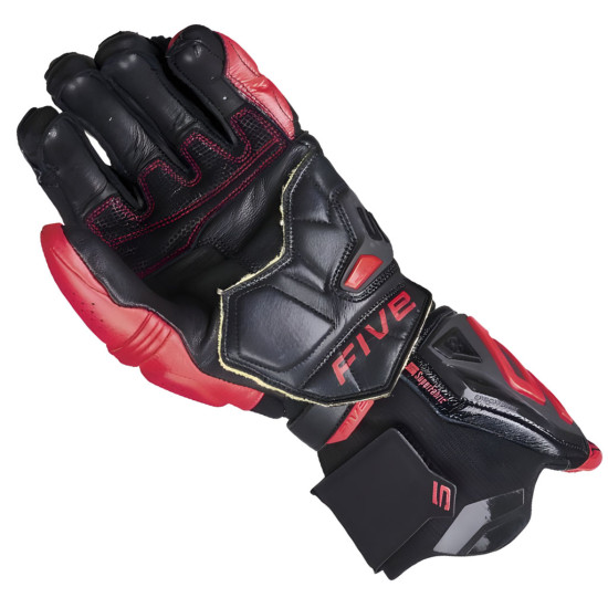 Five RFX1 EVO Gloves Black Fluo Red