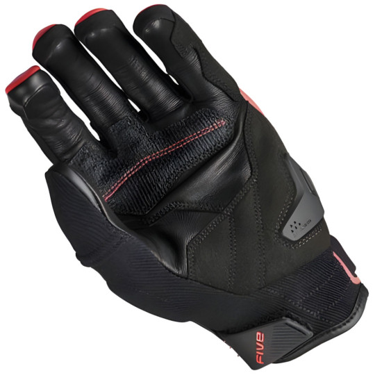 Five ST2 EVO Black Fluo Red Gloves £119.99 Mens Motorcycle Gloves - SKU 30STR01605807XS from RaceLeathers Motorcycle Clothing