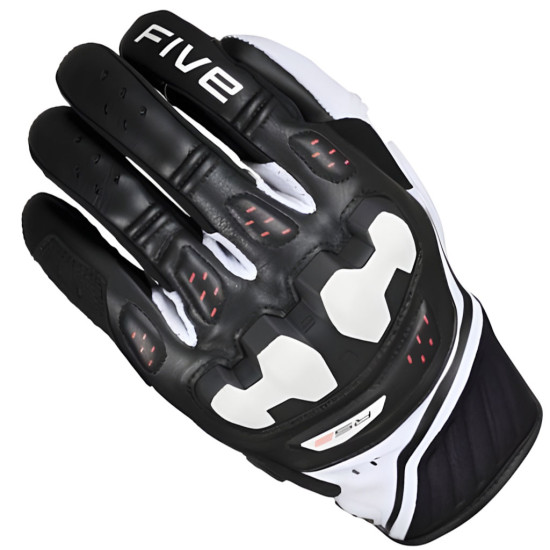 Five ST2 EVO Black White Fluo Red Gloves