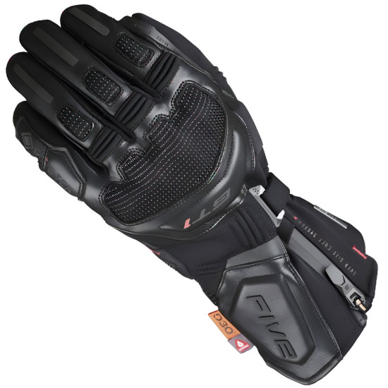 Five GT1 EVO GTX Black Gloves £219.99 Mens Motorcycle Gloves - SKU 30TOU00100107XS from RaceLeathers Motorcycle Clothing