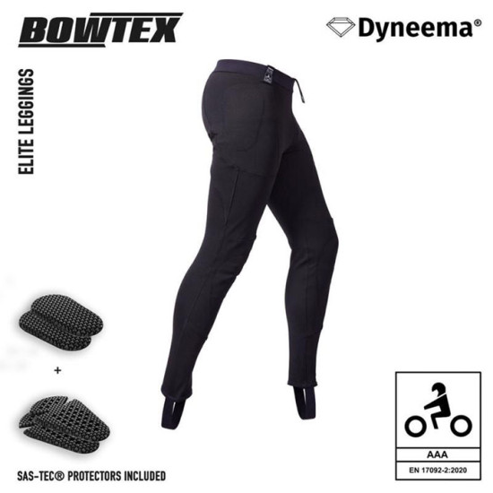 Bowtex Elite Mens V2 Black Armoured Leggings £299.99 Mens Motorcycle Trousers - SKU 39MELIV2BK1XS from RaceLeathers Motorcycle Clothing