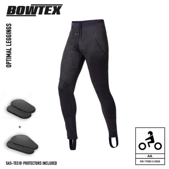 Bowtex Optimal Mens Black Leggings £179.99 Base Layers/Underwear - SKU 39MOPTI32BK1XS from RaceLeathers Motorcycle Clothing