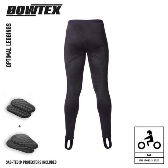Bowtex Optimal Mens Black Leggings £179.99 Base Layers/Underwear - SKU 39MOPTI32BK1XS from RaceLeathers Motorcycle Clothing