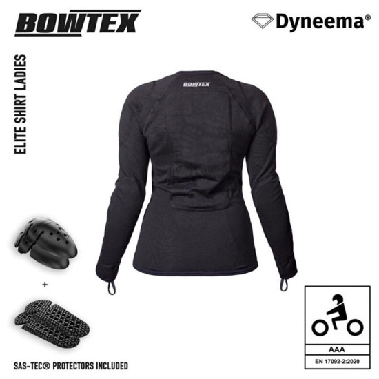 Bowtex Elite Ladies V2 Black Armoured Shirt £370.00 Ladies Motorcycle Jackets - SKU 39WELISHV2BK1XS from RaceLeathers Motorcycle Clothing