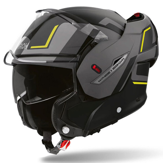 Airoh Mathisse II Genius Yellow Black Matt Helmet