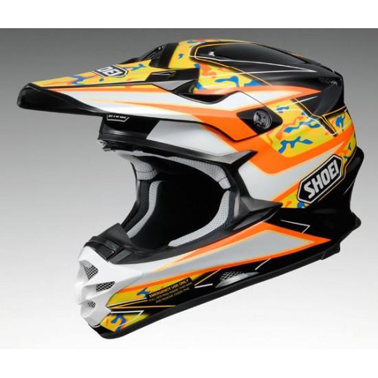SHOEI VFX-W TURMOIL TC8 X-SMALL HELMET