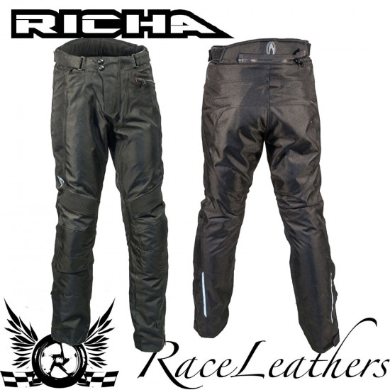 Richa Denver Black Trousers Regular Leg