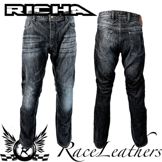 Richa Hammer Black Jeans Short Leg