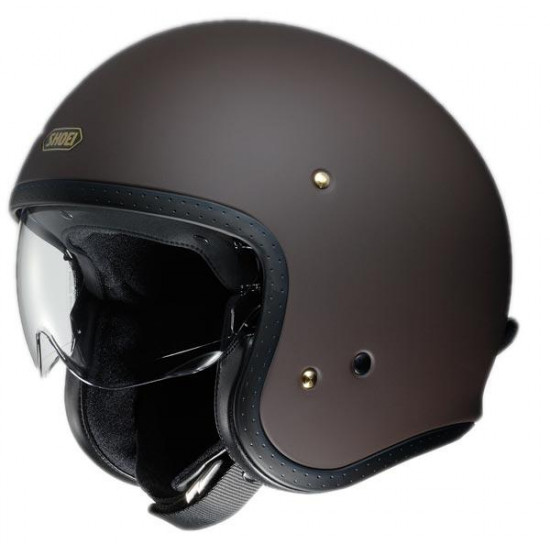 Shoei J.O. Matt Brown £329.99 Open Face Helmets - SKU 0597518 from RaceLeathers Motorcycle Clothing